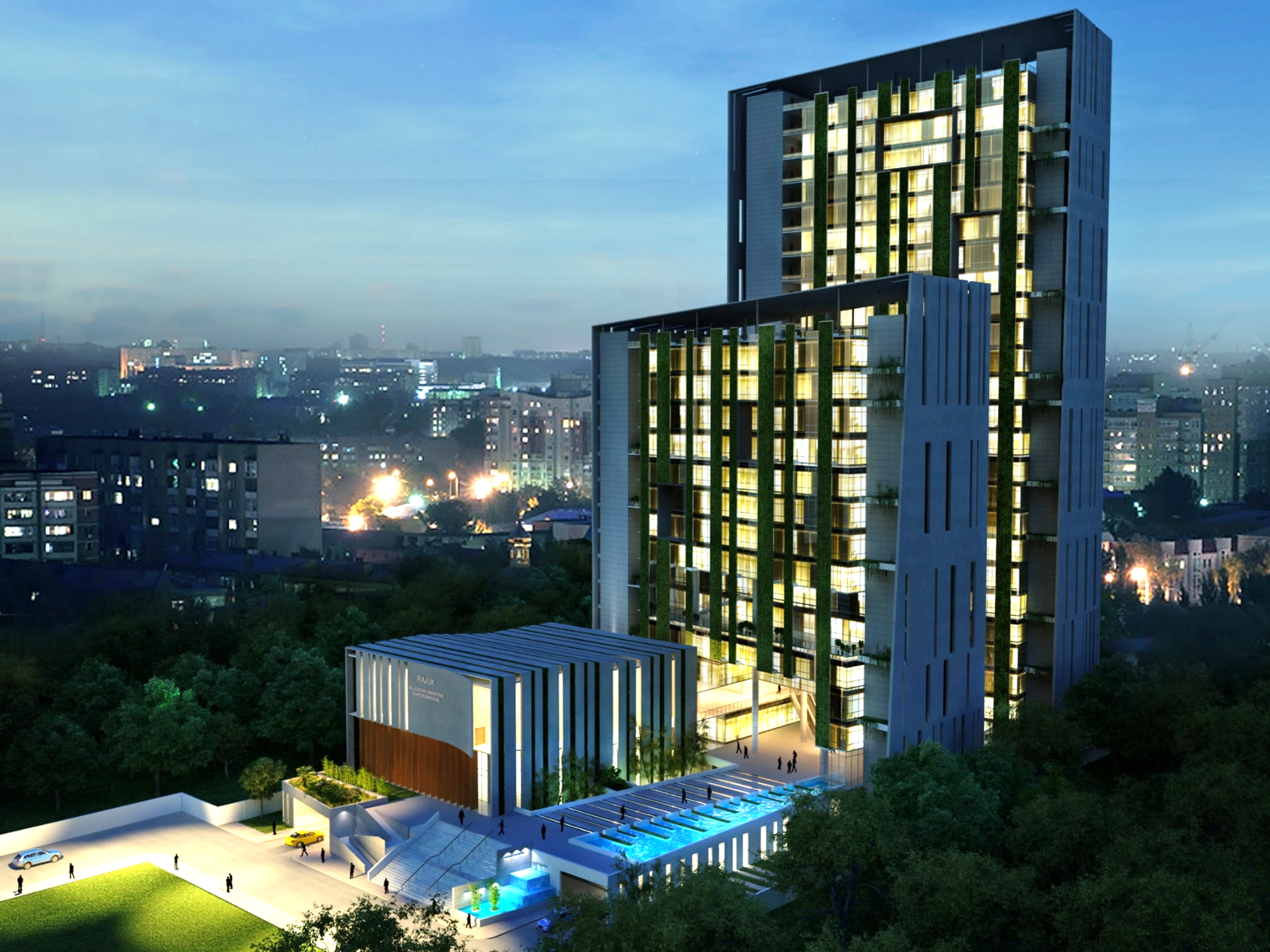 RAJUK Headquarter Architectural Render